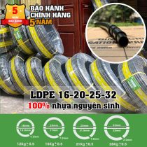 Ống LDPE 16-20-25-32 BIMI AGRI bảo hành 5 năm