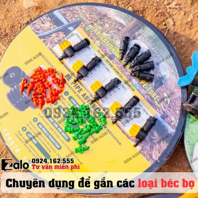 Ống mềm không đục lỗ gắn béc BIMI AGRI cuộn 100 mét dày 0.3mm