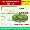 Dây tưới phun mưa phi 21 3 lỗ chéo, cuộn 100 mét