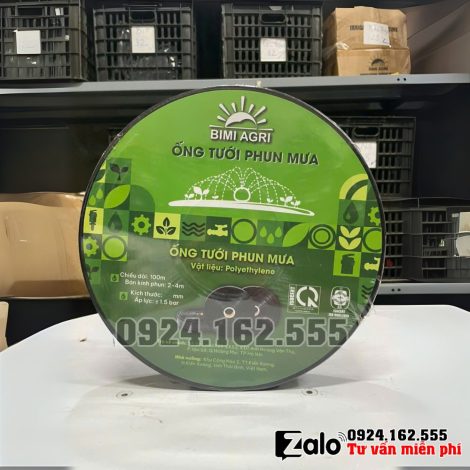 dây tưới phun mưa BIMI AGRI cuộn 100 mét