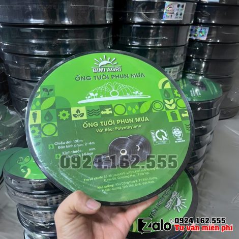 dây tưới phun mưa BIMI AGRI cuộn 100 mét