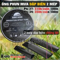 Ống dập biên 2 lớp BIMI AGRI dày 0.3mm cuộn 100 mét