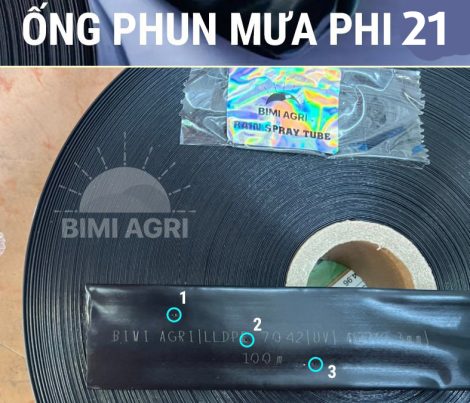 Ống phun mưa phi 21 3 lỗ chéo 2