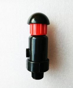 Van xả khí đen cam