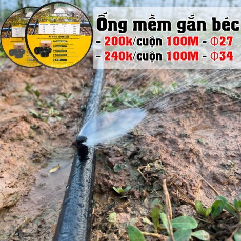 Ống mềm gắn béc