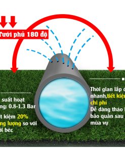Alternative view of Ống phun mưa chính hãng BIMI AGRI BẢO HÀNH 1 NĂM ( Cuộn 100 mét)