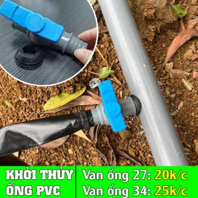 Van khởi thủy PVC