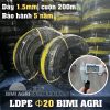 LDPE 20 dày 1.5 li cuộn 200 mét