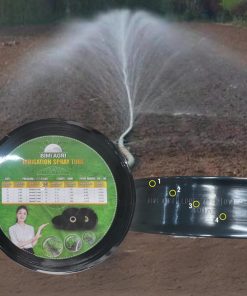 200mét Dây ống phun mưa phi 27 - đục 5 lỗ chéo - dày 0.3mm dây tưới BIMI AGRI | Nhựa nguyên sinh | Bảo hành 1 năm