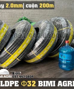 Ống LDPE 32 dày 2 li cuộn 200 mét