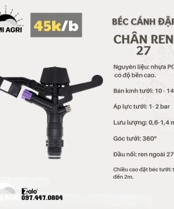 Béc cánh đập ren ngoài 27