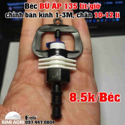 Béc bù áp T800 - 135 lít/giờ chân 10 li