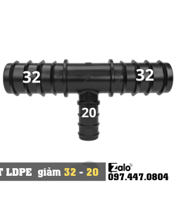 T (tê) giảm ống LDPE 32-20