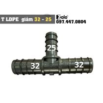 T (tê) giảm ống LDPE 32-25