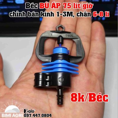 Béc bù áp T800 - 75 lít/giờ chân 6 li