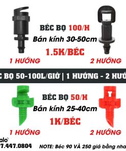 Bộ béc bọ mini 1 hương 2 hướng