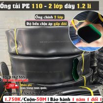 Ống tải 2 lớp BIMI AGRI cuộn 50 mét dày 1.2 mm phi 110