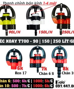 Béc không bù áp T700