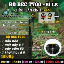 Béc T700 không bù áp