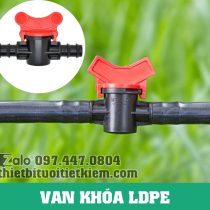 Van khóa LDPE 16-20-25-32 (Van nối LDPE)