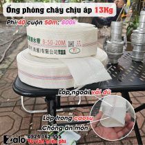 Ống tải cứu hỏa phi 40 cuộn 50 mét