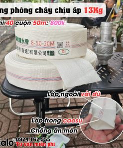 Ống tải cứu hỏa phi 40 cuộn 50 mét